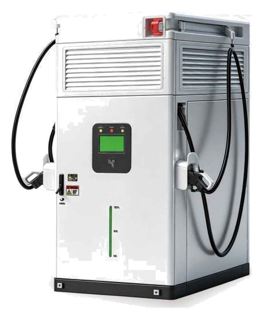 SiRay Ground-Mounted EV Chargers EV208-120 - 208 kWh, 120 kW - front view
