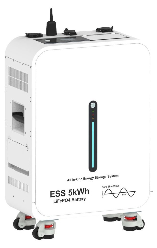 SiRay Home Battery Storage GHA-5000 - 5 kWh, 6200 W Output - front view
