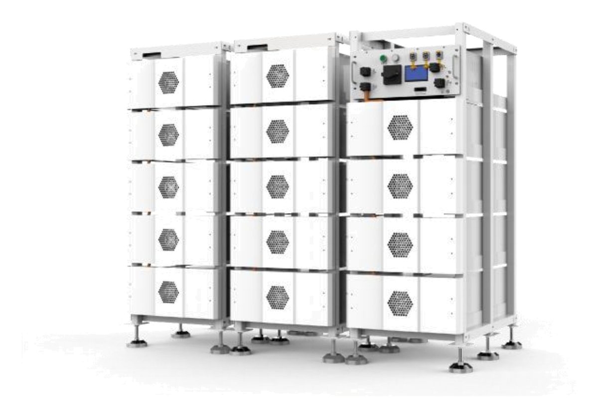 SiRay High Voltage Batteries GHR-314 - 241.15 kWh Max, 153.6 – 768 V - front view