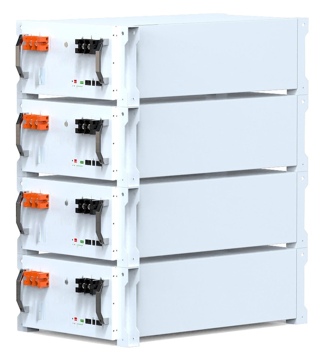 SiRay Low Voltage Batteries GLR-100 - 5.12 kWh, 51.2V 100Ah - front view