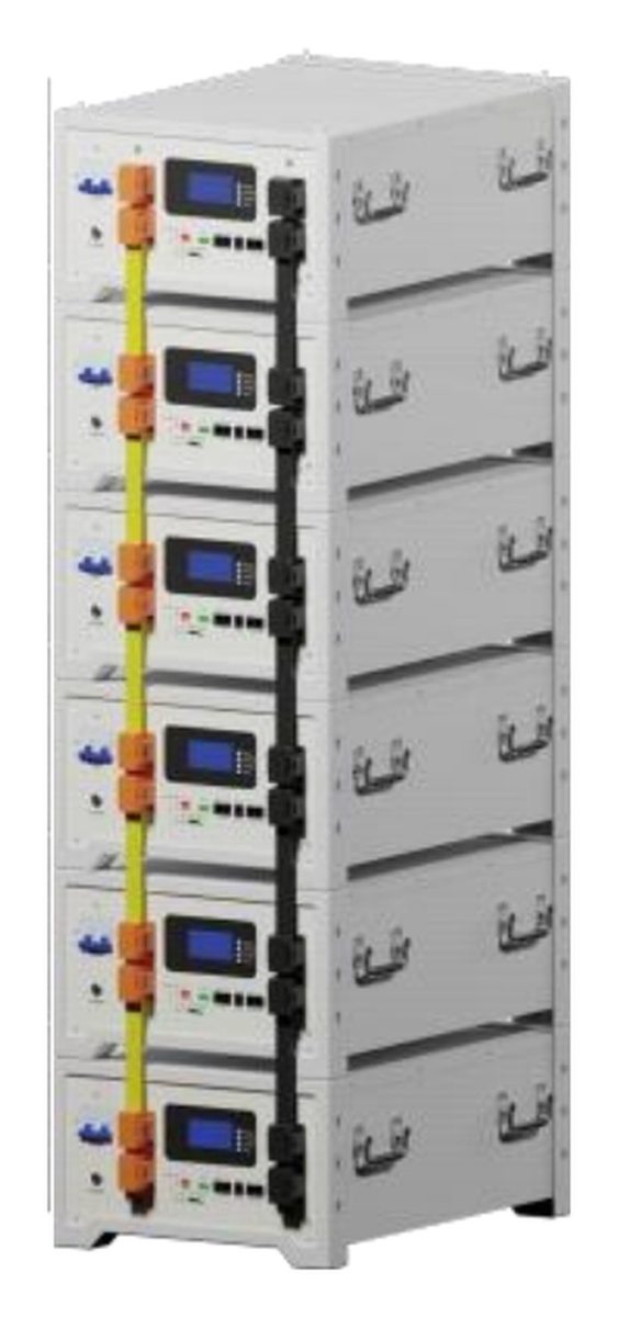 SiRay Low Voltage Batteries GLR-314 - 257.22 kWh Max, 51.2V 314Ah - front view
